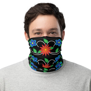 Linear Floral Neck Gaiter