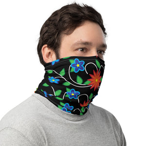 Linear Floral Neck Gaiter