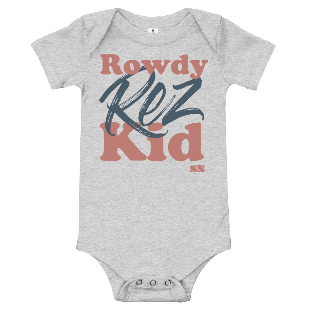 Rowdy Rez Kid Onesie