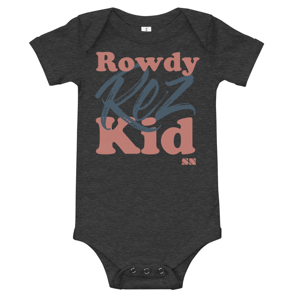 Rowdy Rez Kid Onesie