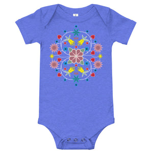 Floral Badge Onesie