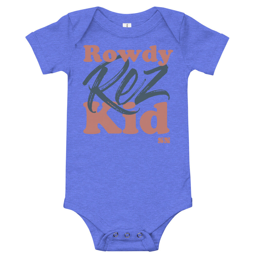 Rowdy Rez Kid Onesie