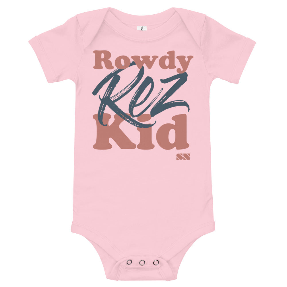 Rowdy Rez Kid Onesie