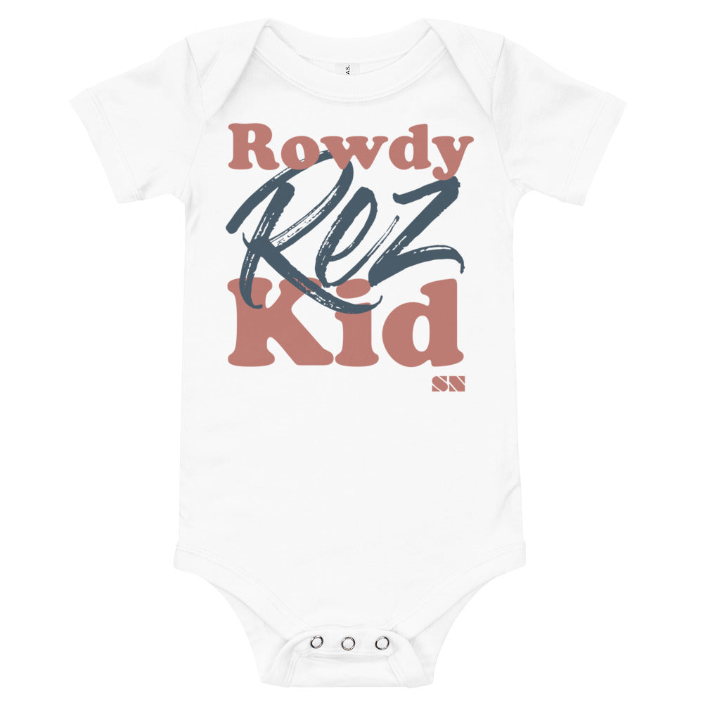 Rowdy Rez Kid Onesie