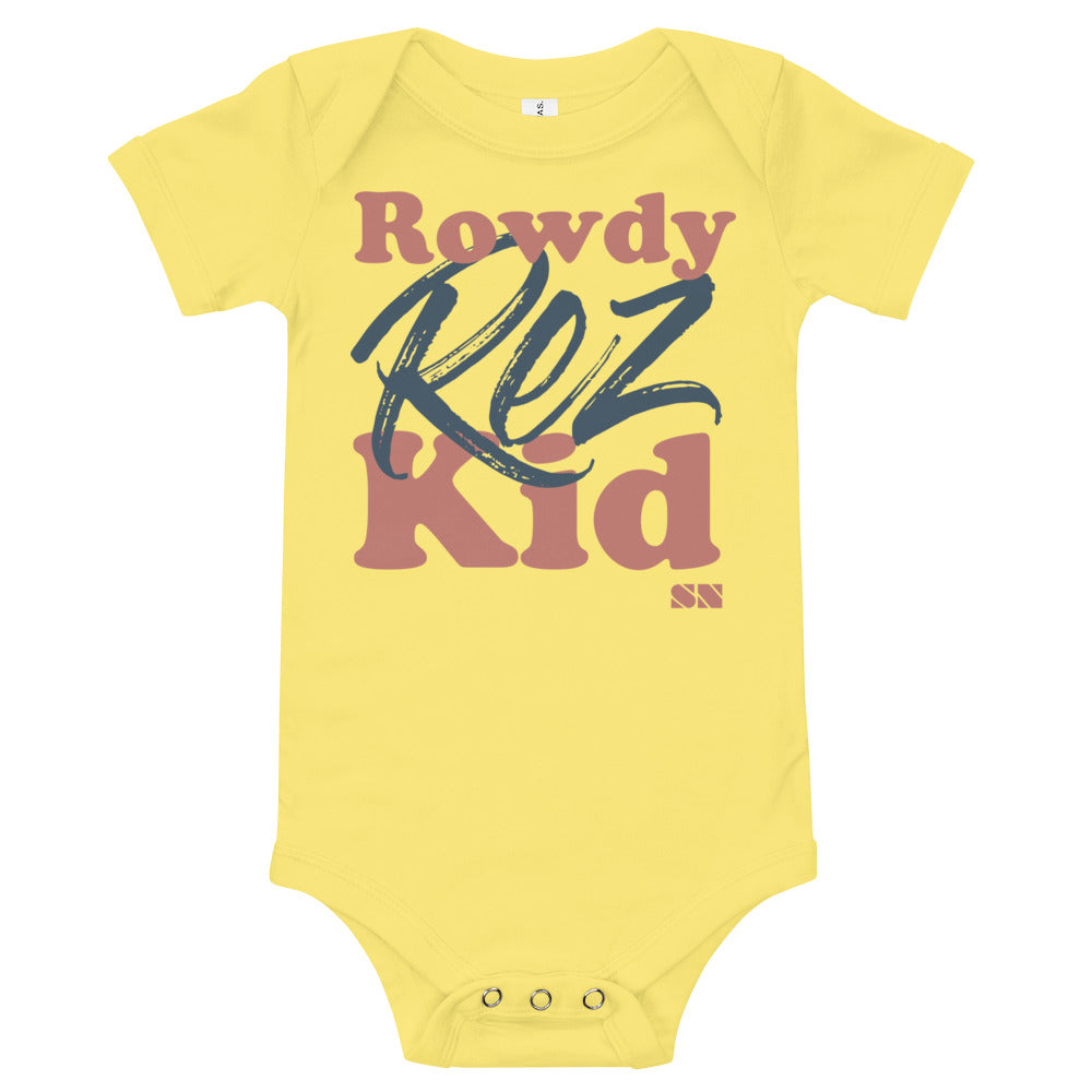 Rowdy Rez Kid Onesie