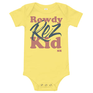 Rowdy Rez Kid Onesie
