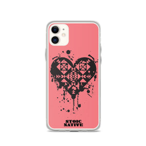 Splattered Heart iPhone Case