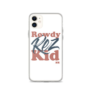 Rowdy Rez Kid iPhone Case