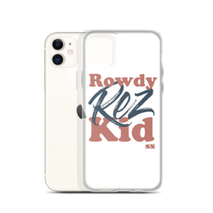 Rowdy Rez Kid iPhone Case