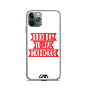 Good Day To Live Indigenous iPhone Case