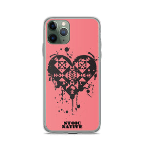 Splattered Heart iPhone Case