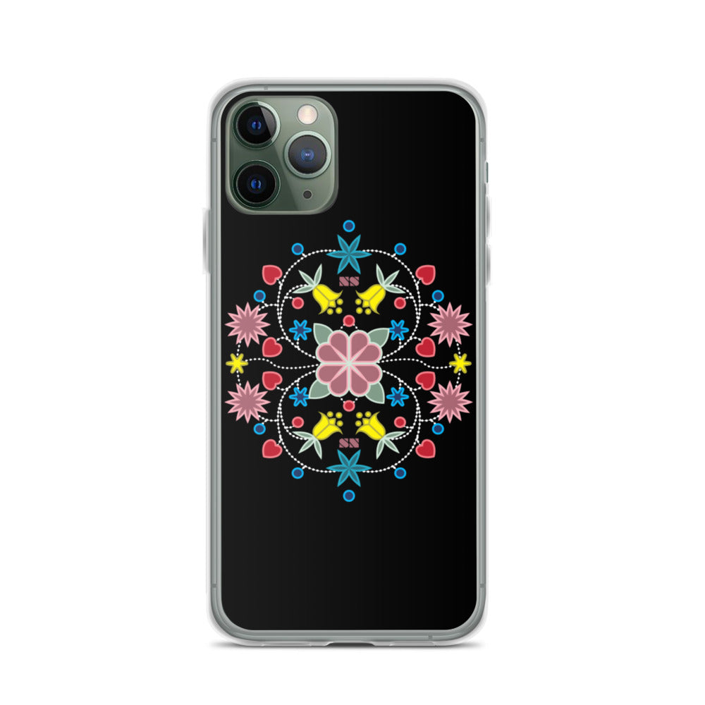 Native Floral Badge iPhone Case