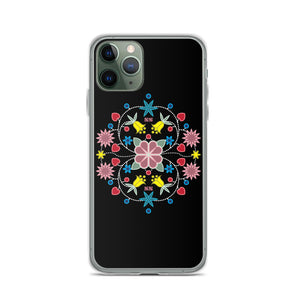 Native Floral Badge iPhone Case