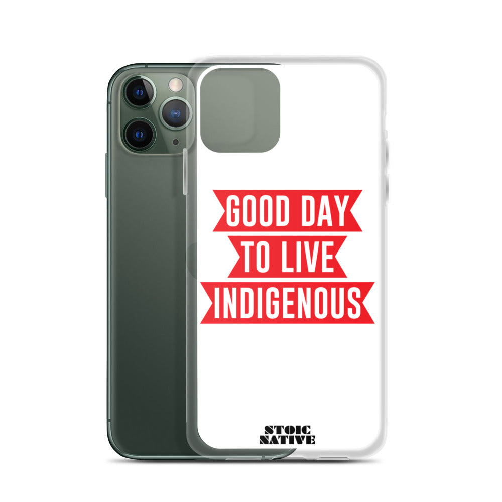 Good Day To Live Indigenous iPhone Case