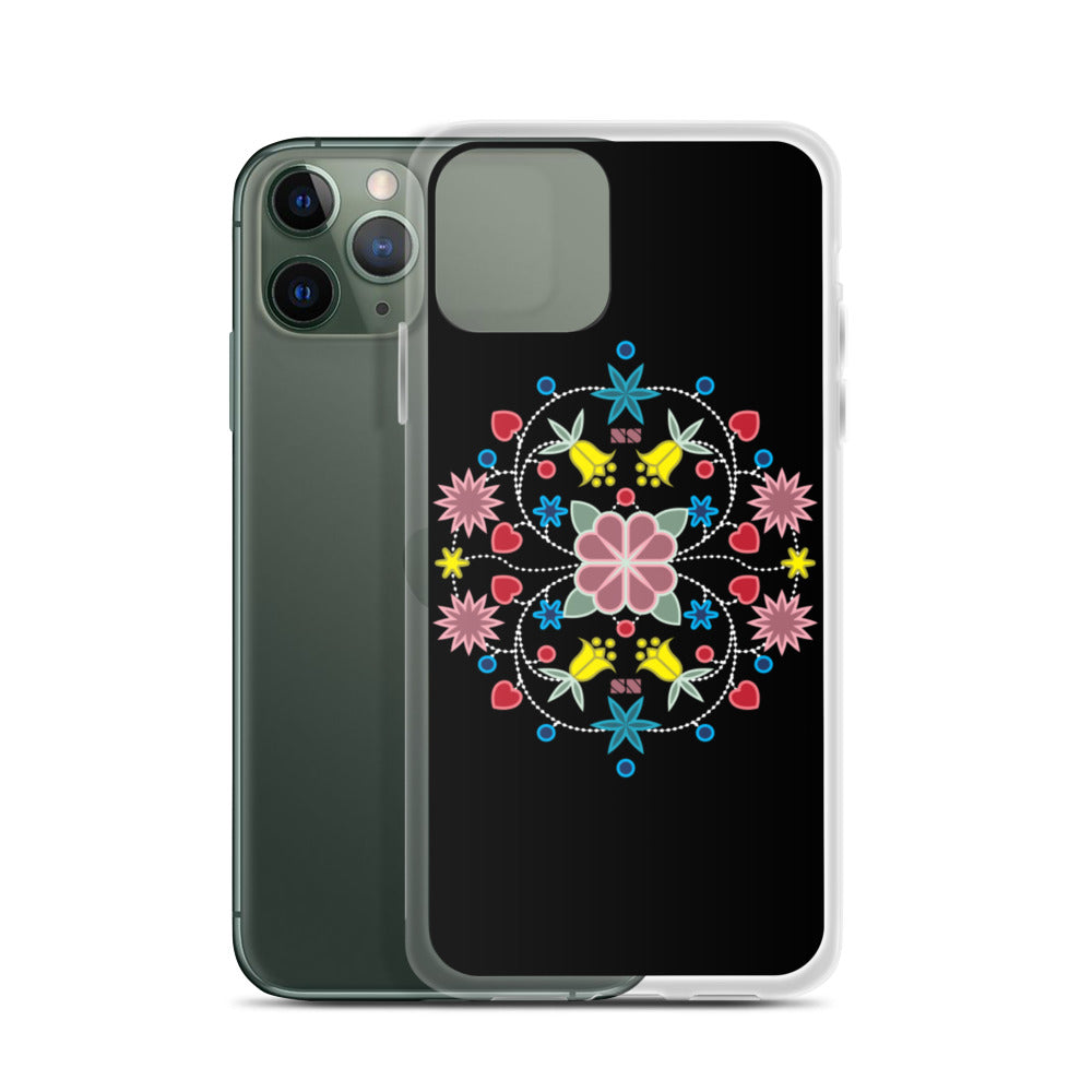 Native Floral Badge iPhone Case