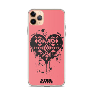 Splattered Heart iPhone Case