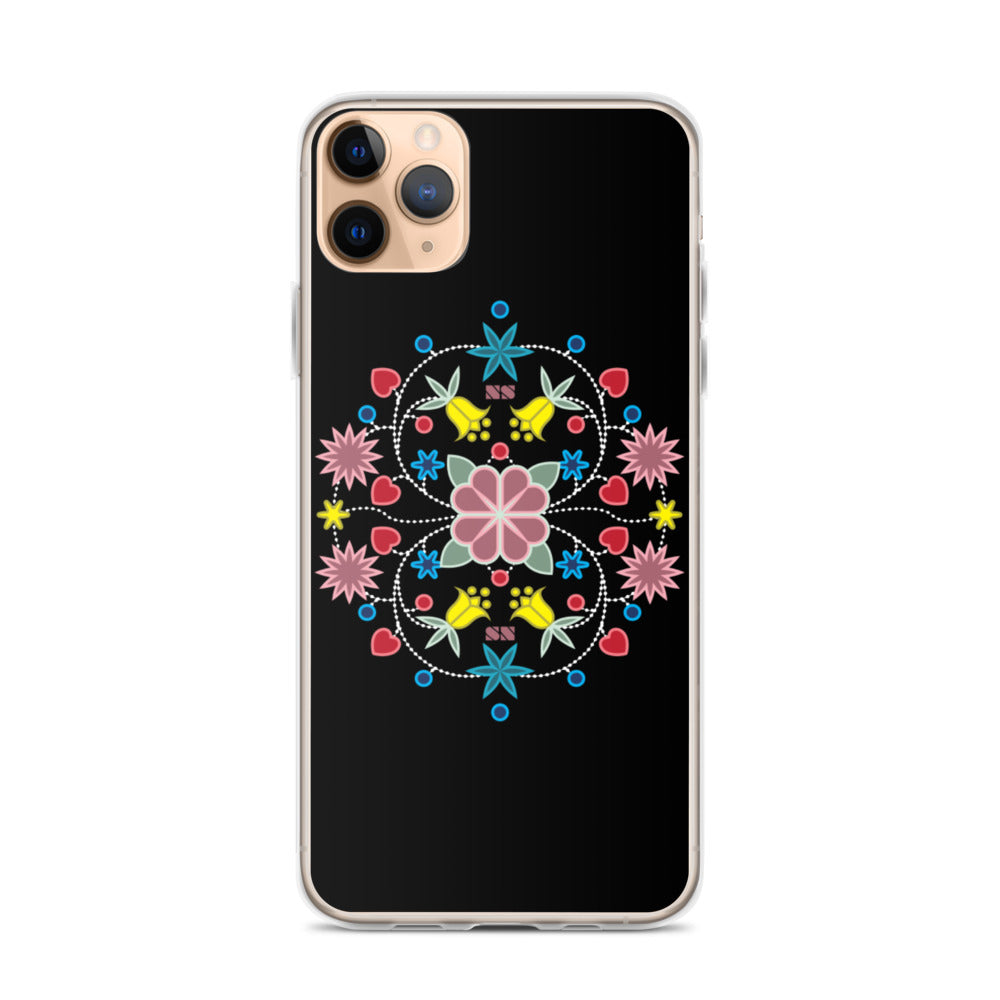 Native Floral Badge iPhone Case