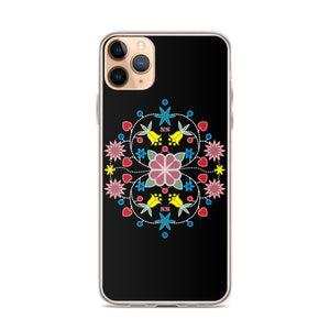 Native Floral Badge iPhone Case