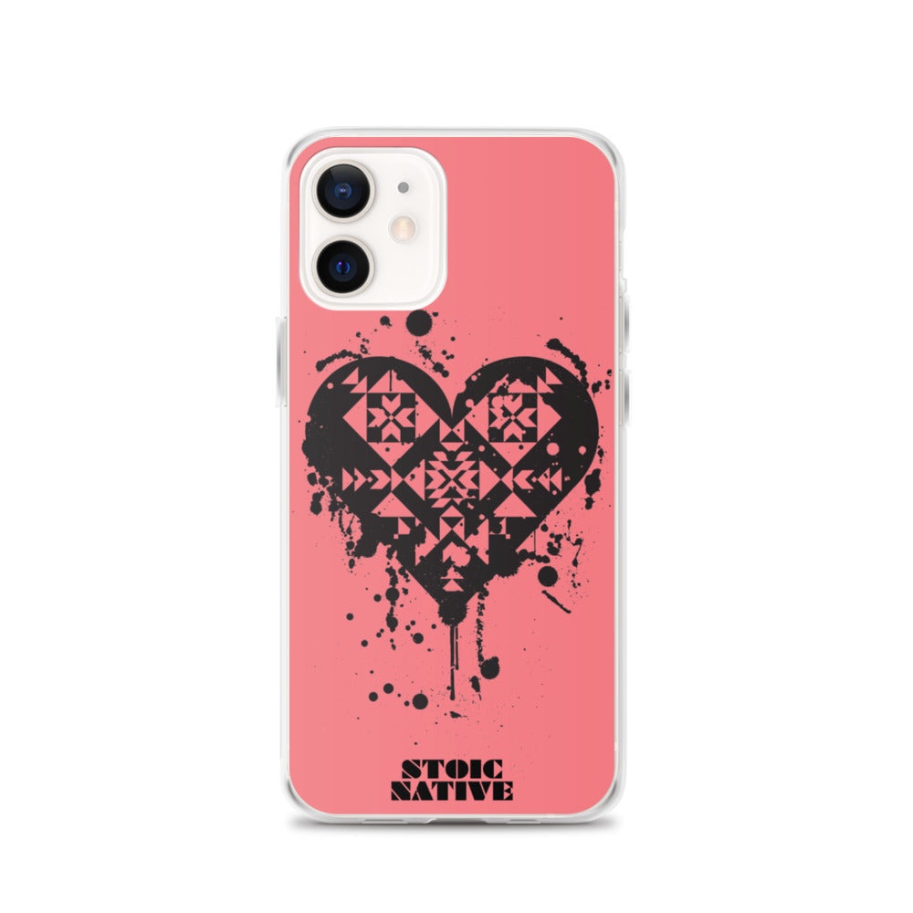 Splattered Heart iPhone Case