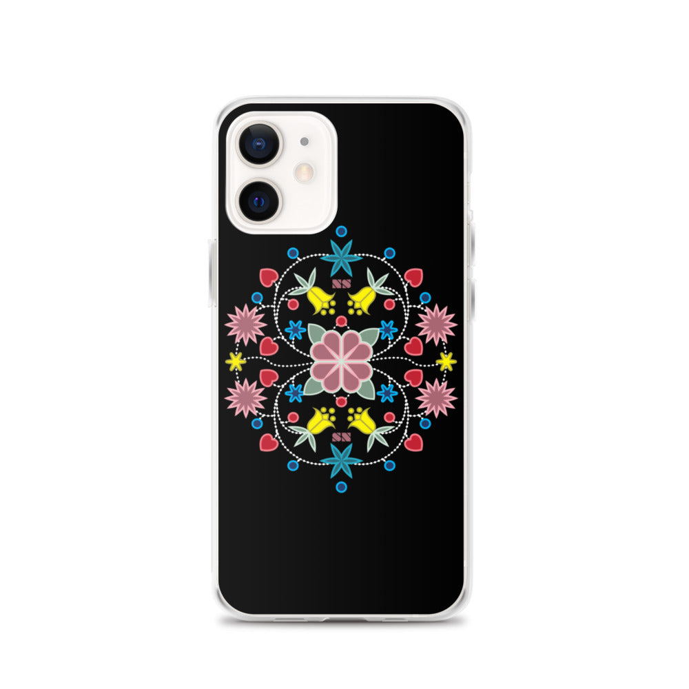 Native Floral Badge iPhone Case