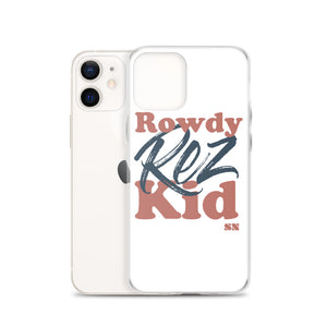 Rowdy Rez Kid iPhone Case