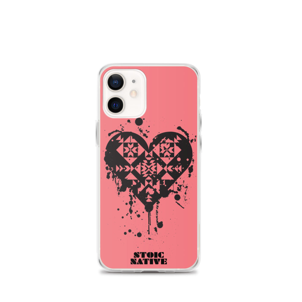 Splattered Heart iPhone Case