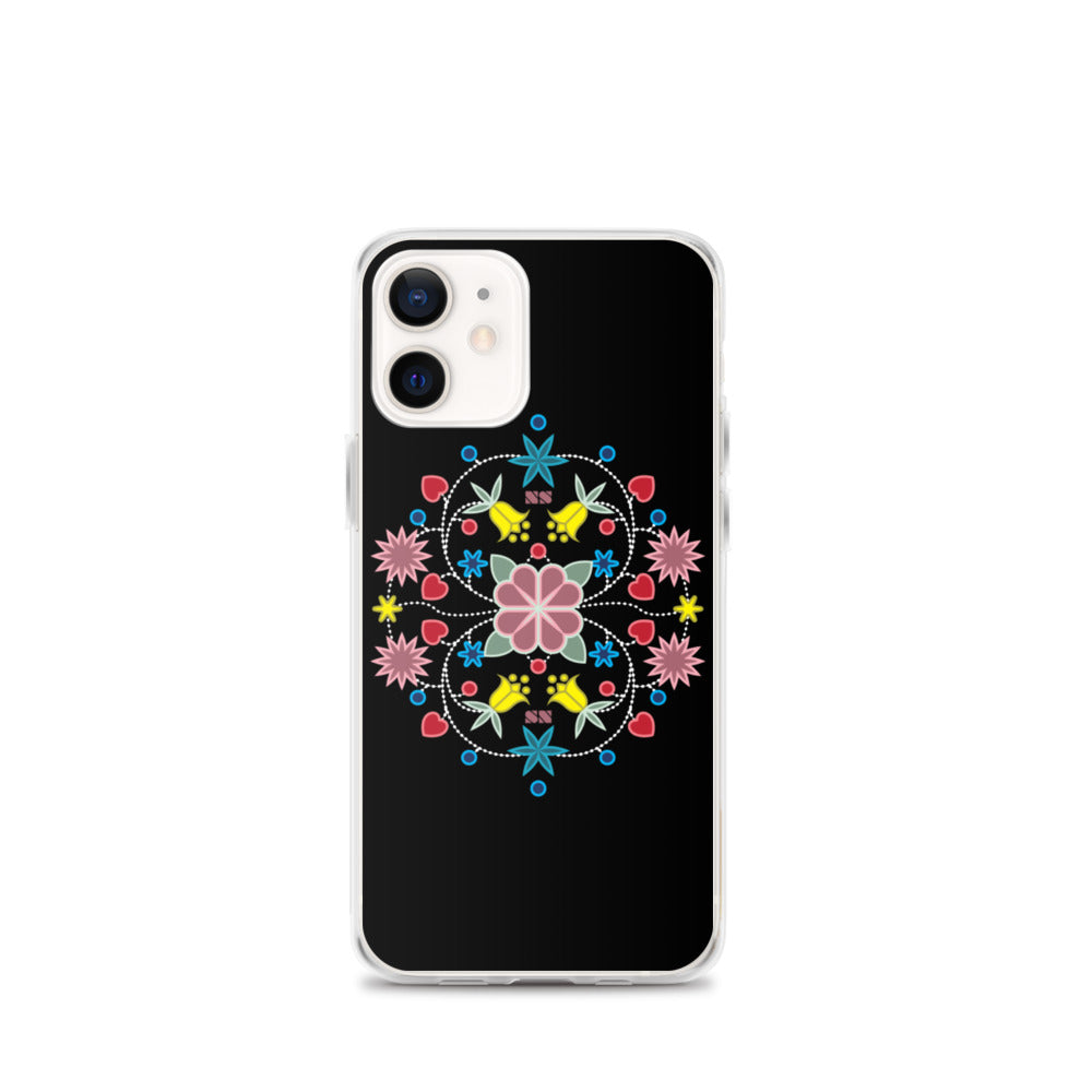 Native Floral Badge iPhone Case