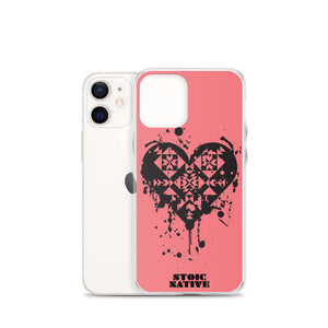 Splattered Heart iPhone Case