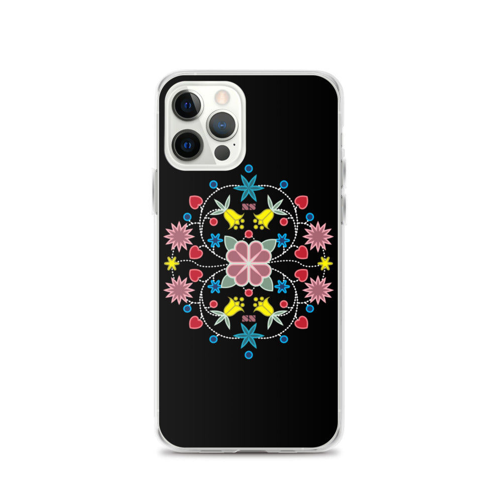 Native Floral Badge iPhone Case