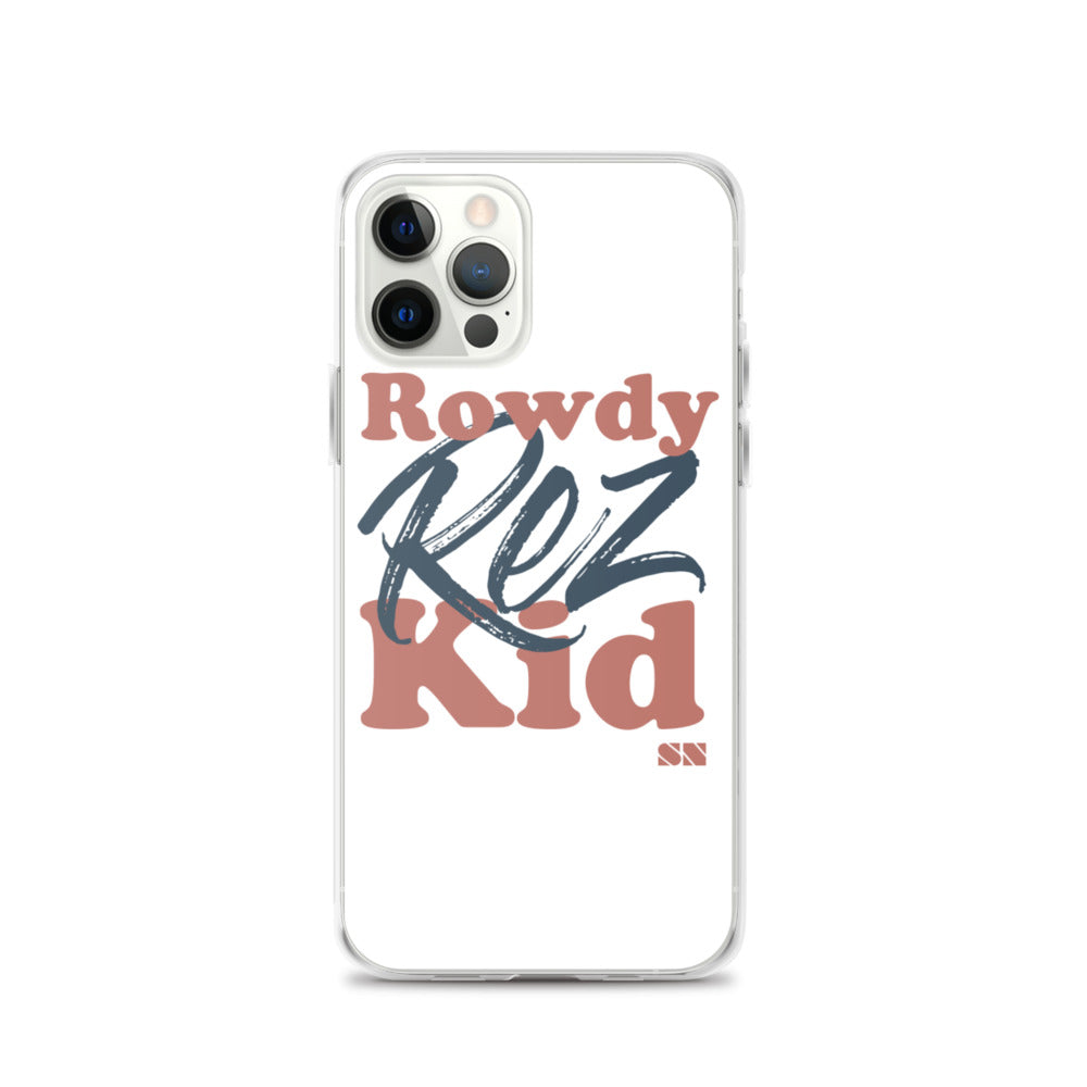 Rowdy Rez Kid iPhone Case