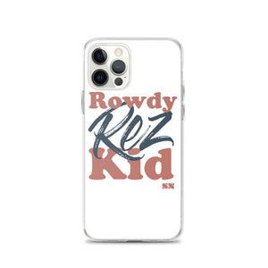 Rowdy Rez Kid iPhone Case
