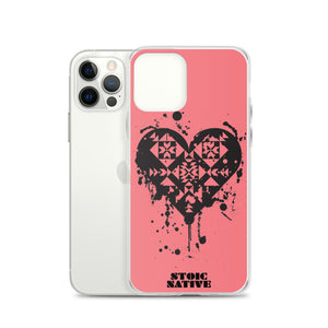 Splattered Heart iPhone Case