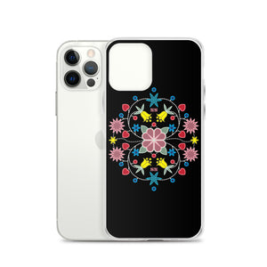 Native Floral Badge iPhone Case