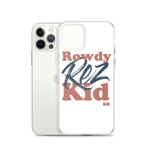 Rowdy Rez Kid iPhone Case