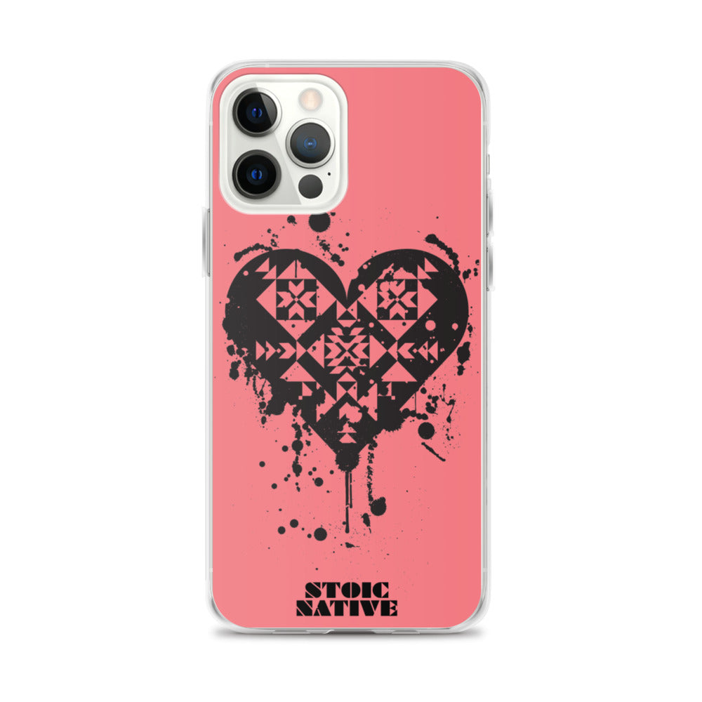 Splattered Heart iPhone Case