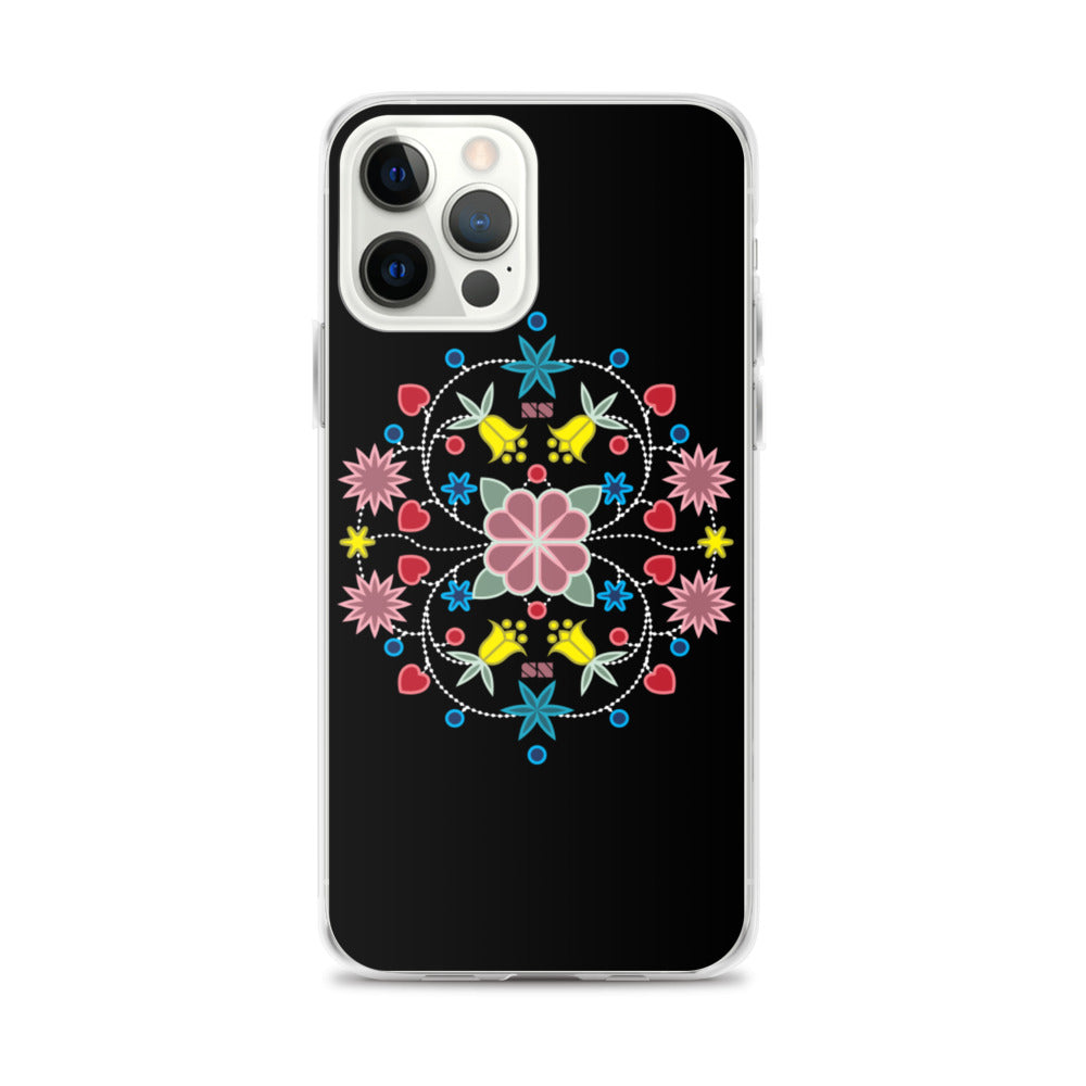 Native Floral Badge iPhone Case