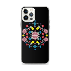 Native Floral Badge iPhone Case