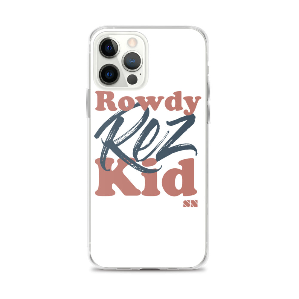 Rowdy Rez Kid iPhone Case