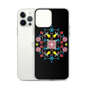 Native Floral Badge iPhone Case