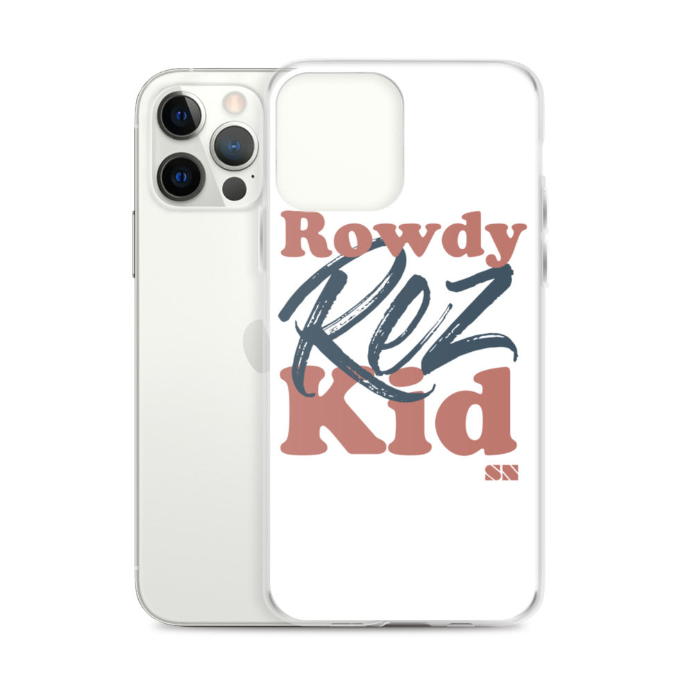 Rowdy Rez Kid iPhone Case