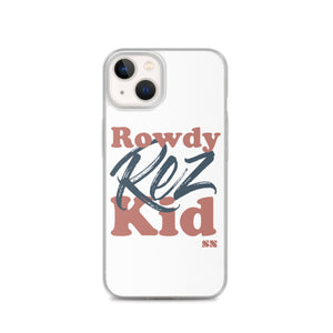 Rowdy Rez Kid iPhone Case