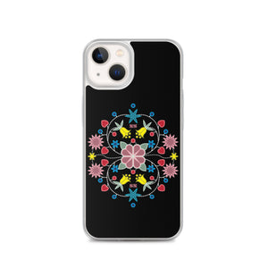 Native Floral Badge iPhone Case