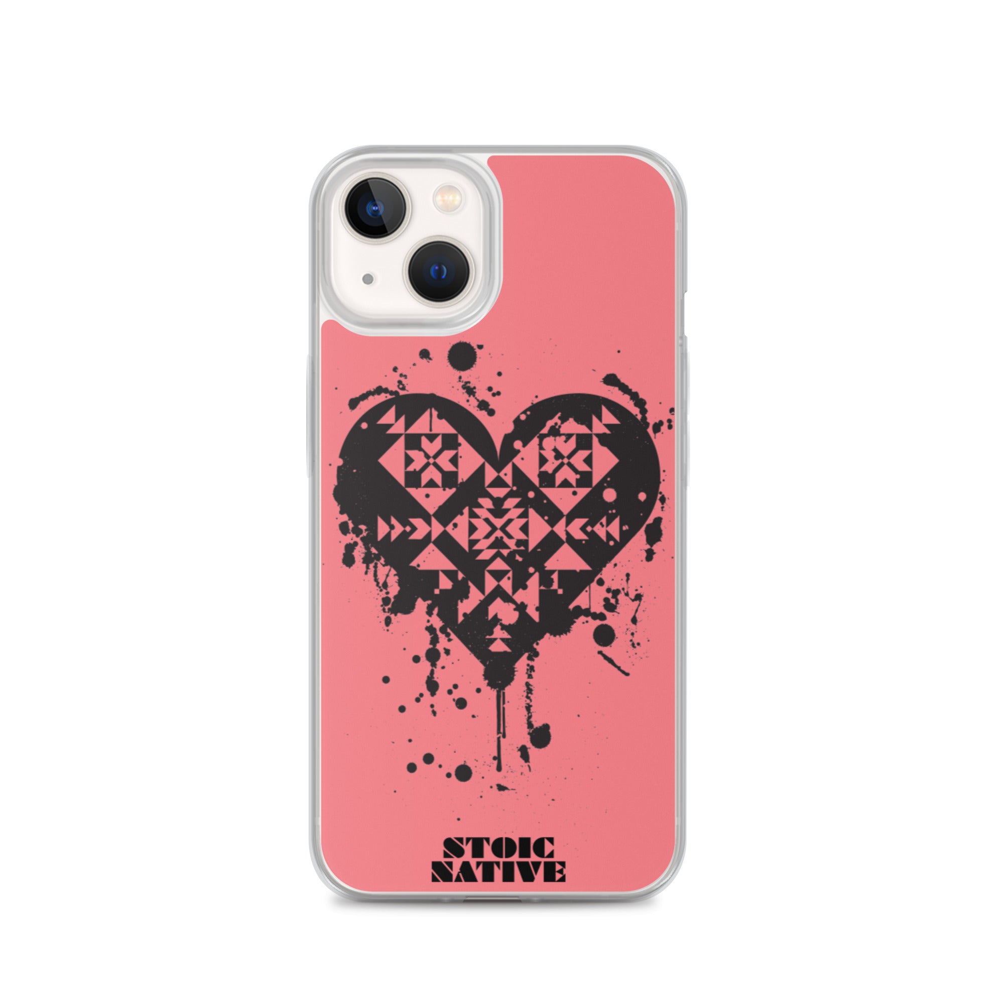 Splattered Heart iPhone Case