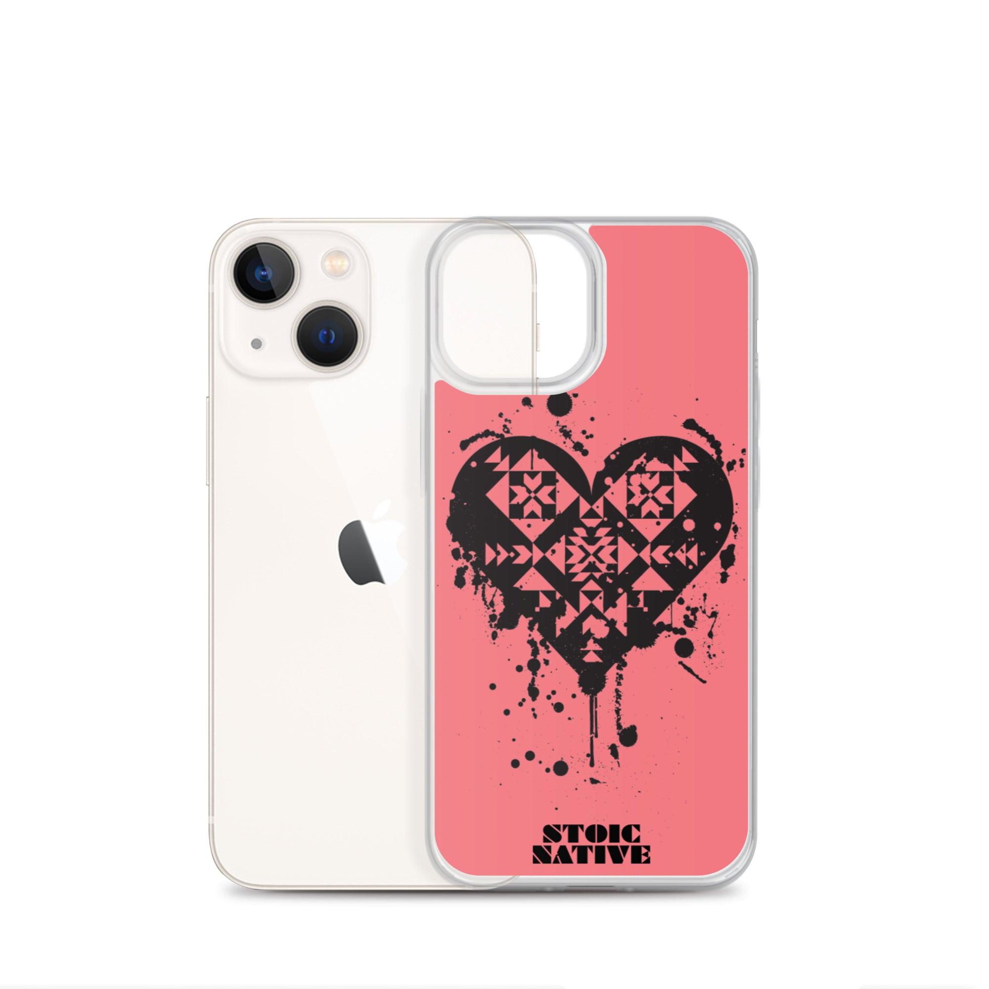 Splattered Heart iPhone Case