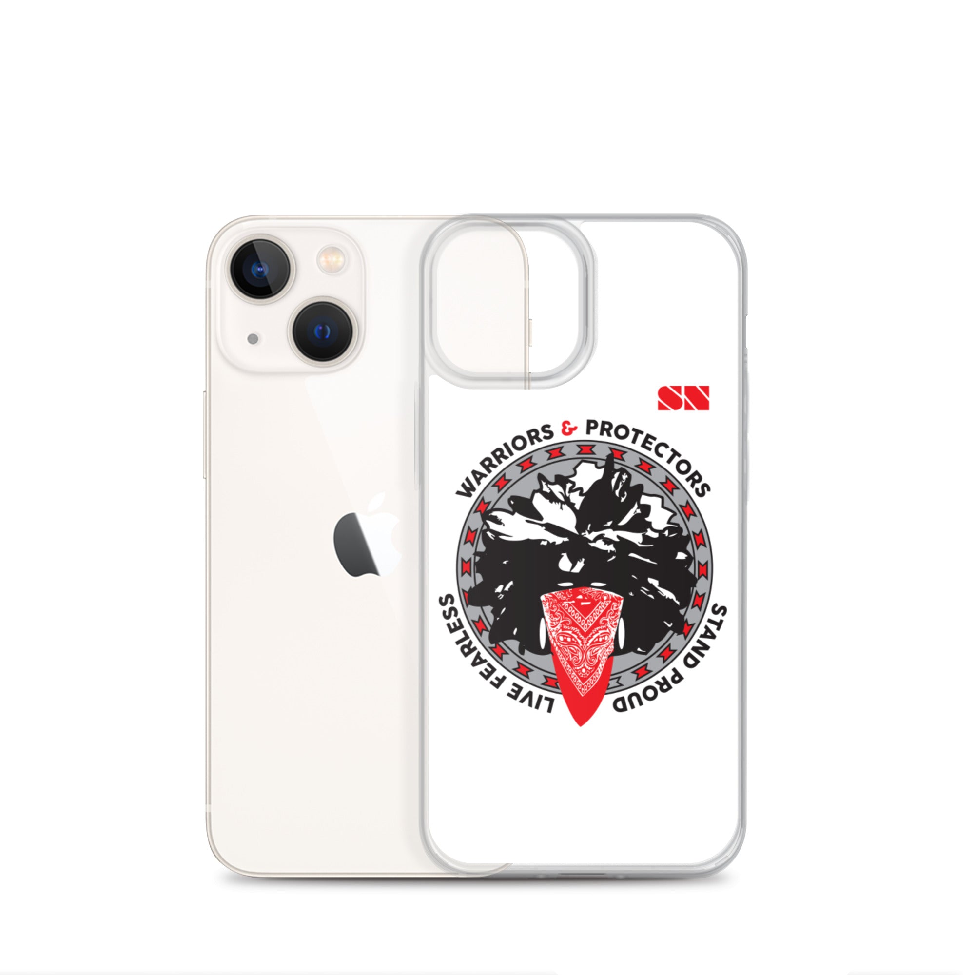 Warriors and Protectors Badge iPhone Case