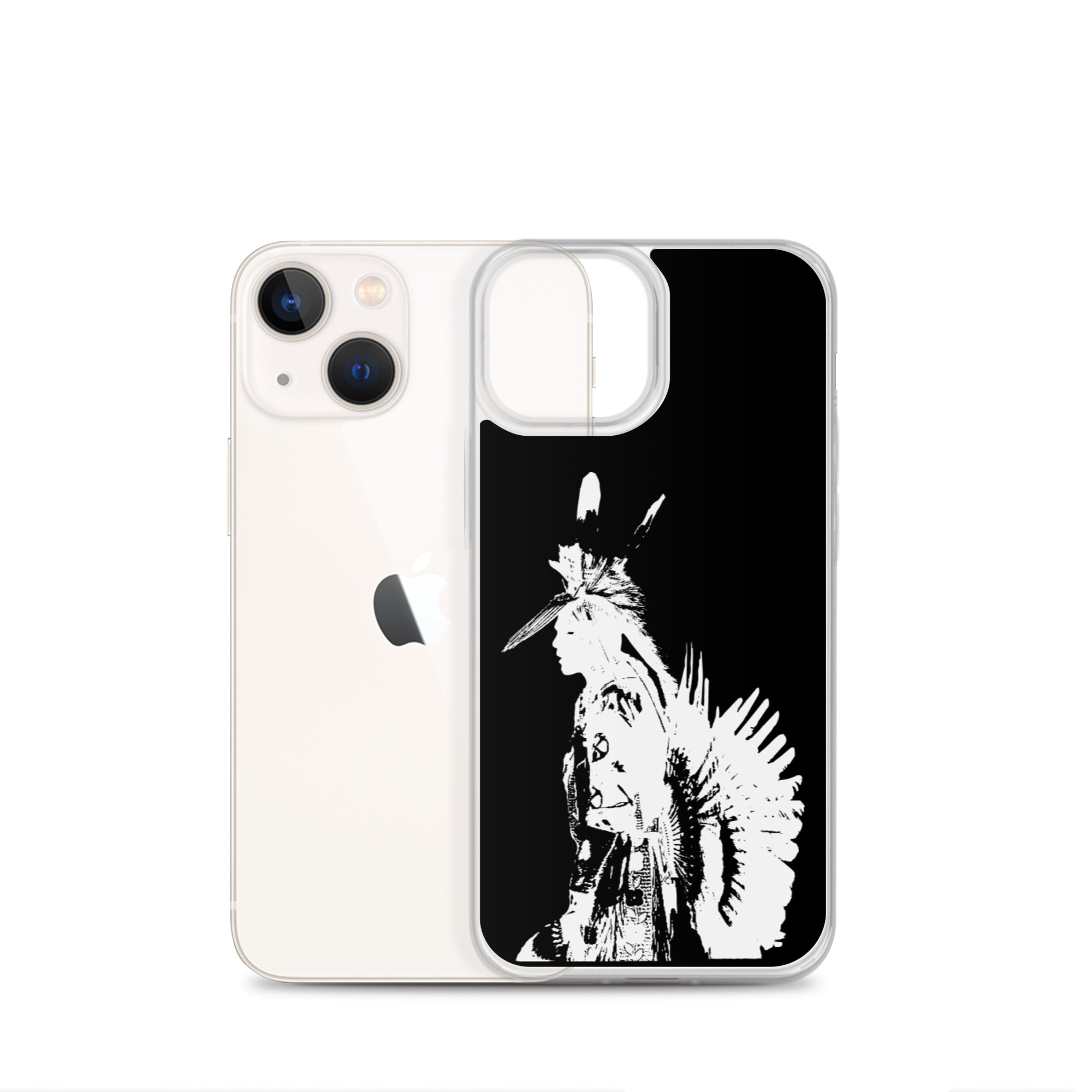 Men's Traditional Silhouette iPhone Case