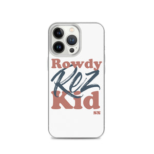 Rowdy Rez Kid iPhone Case