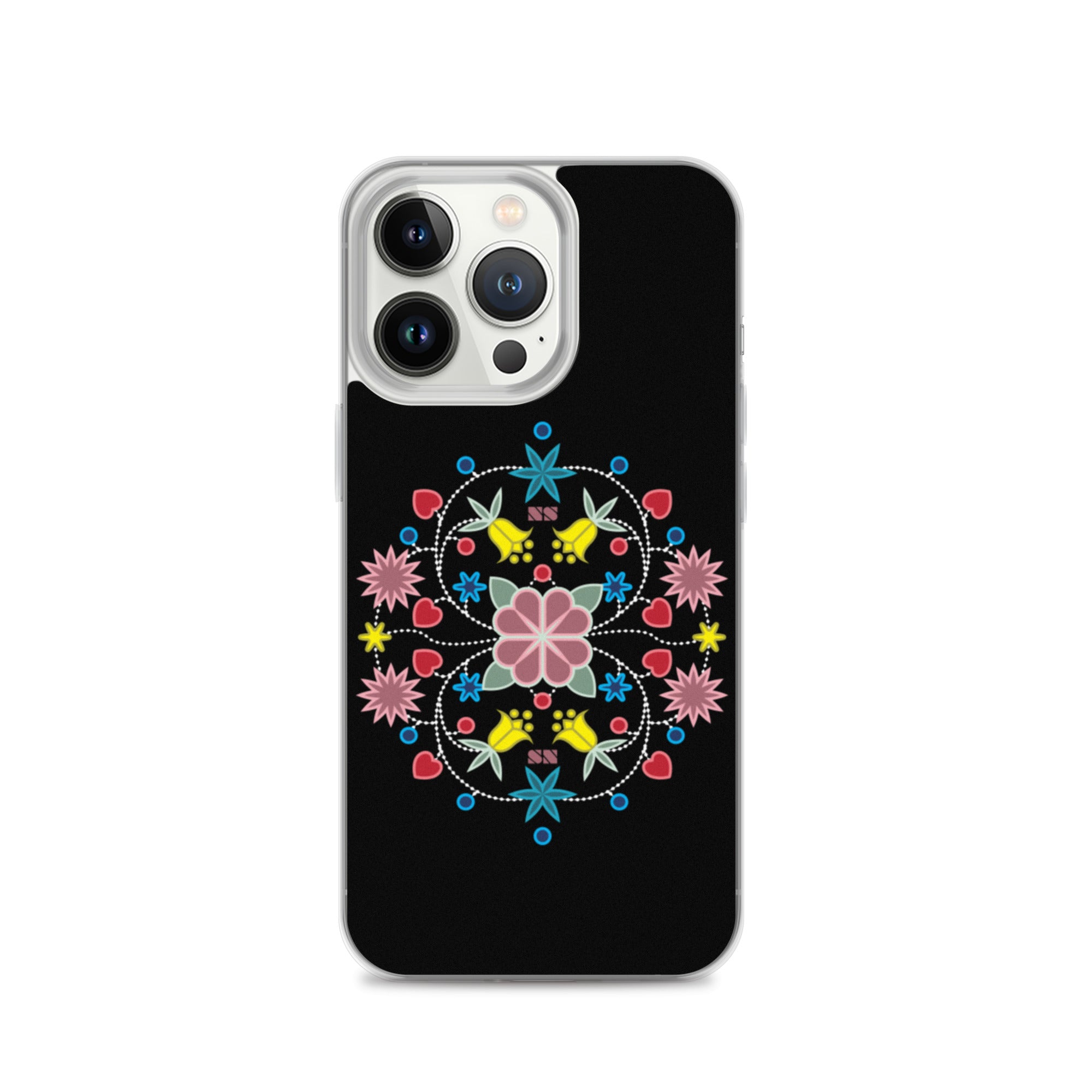 Native Floral Badge iPhone Case