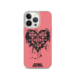 Splattered Heart iPhone Case