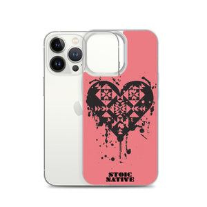 Splattered Heart iPhone Case